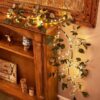 Birchlitland Decorative Garland Lights 6FT 96 LED Fairy Lights, Lighted Eucalyptus Twig Garlands with Timer Battery Operated